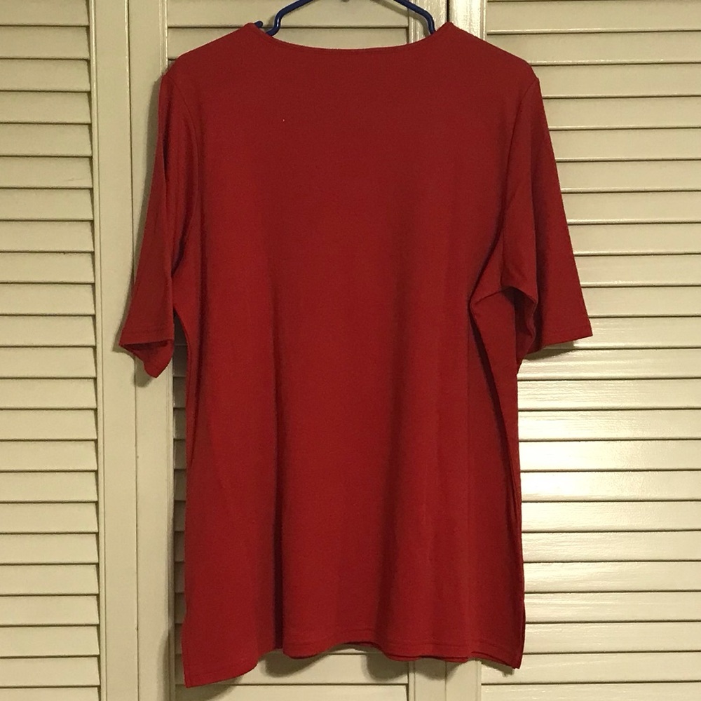 Quacker Factory Rhinestone Top - Picture 4 of 5